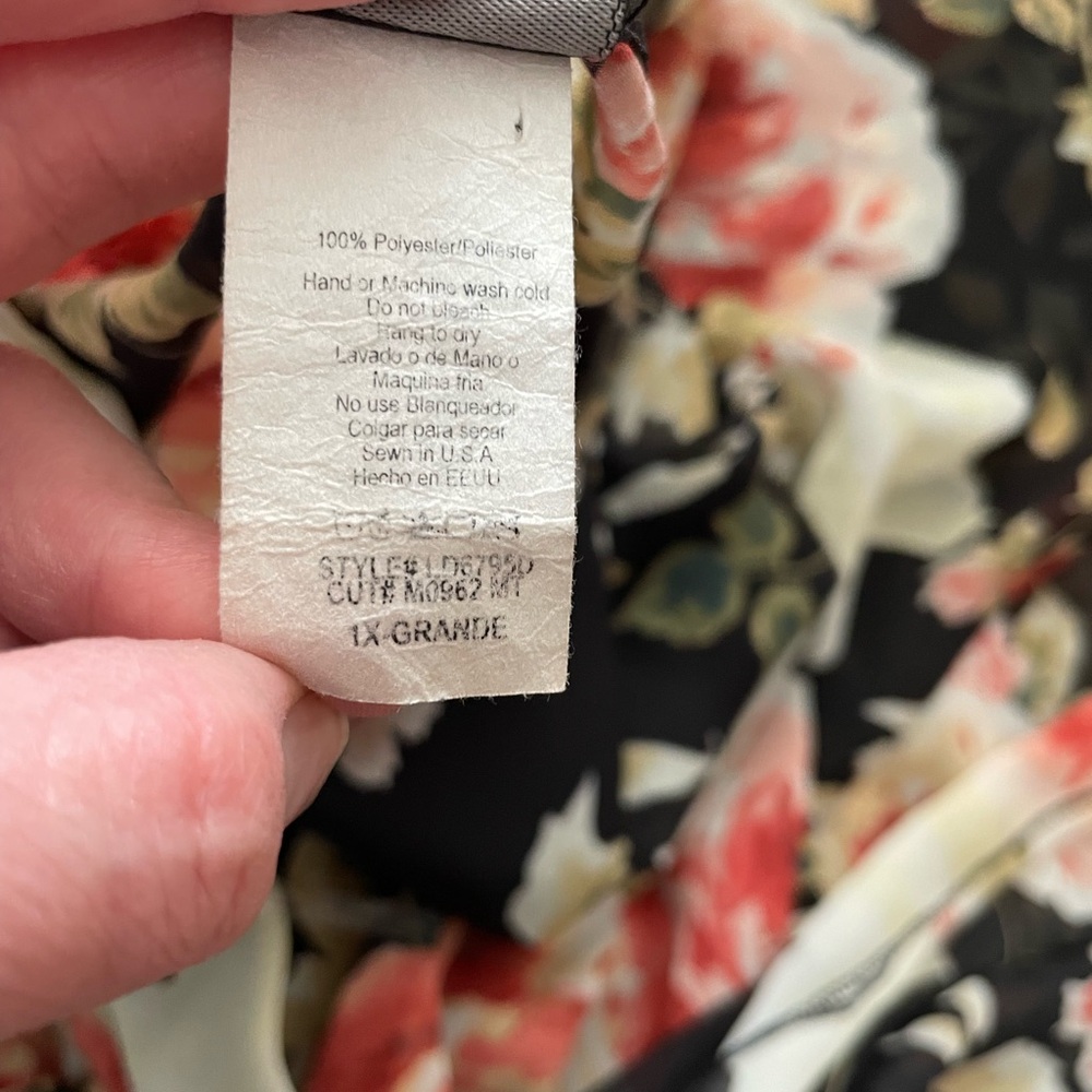 Lilian floral print hi-low maxi dress - Picture 6 of 6